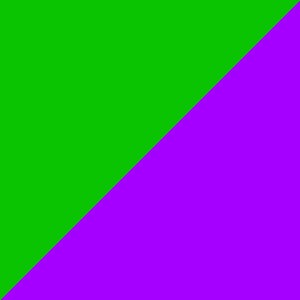 Grün / Violett