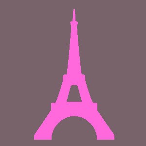 Eiffelturm Rosa
