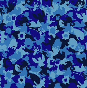 Camouflage Blue 