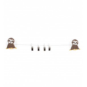4 suction cup clips - Ani-clip Sloth