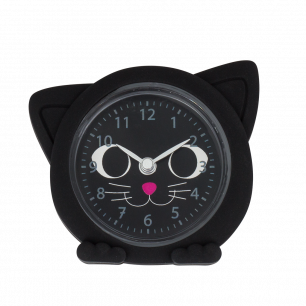 Kleiner Wecker - Funny Clock Katze