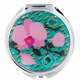 Pocket mirror - Lady Look Orchid Blue