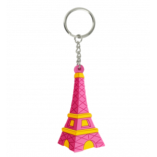 Keyring - Ani-keyri Eiffel Tower Pink