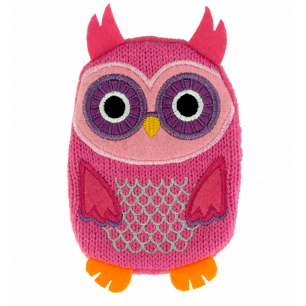 Hand warmer - Warmly Pink Owl