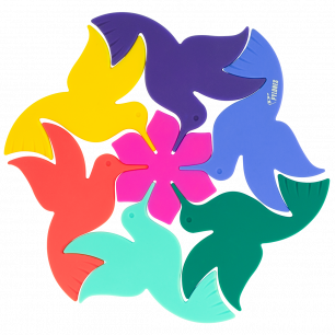 Dessous de plat - Entrecolibris Multicolore