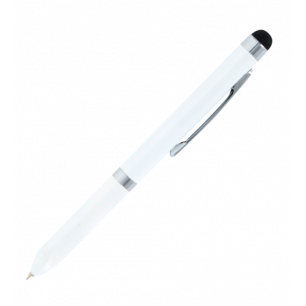 Stylo avec stylet tactile - Touch Ball Blanc