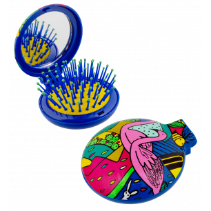 2 in 1 hairbrush and mirror - Lady Retro Friends