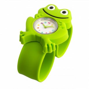Slap-Uhr - Funny Time Frosch