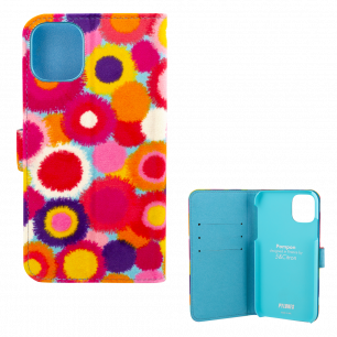 Flap cover/wallet case for iPhone 11- I Wallet 11 Pompon