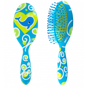Small Hairbrush - Ladypop Small Kids Whales
