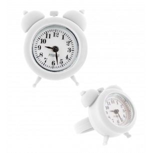 Bague montre / horloge - nano watch Blanc