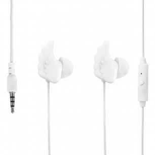 Earphones with integrated microphone - Swing Wings
