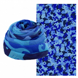 Scarf - Balade Camouflage Blue 