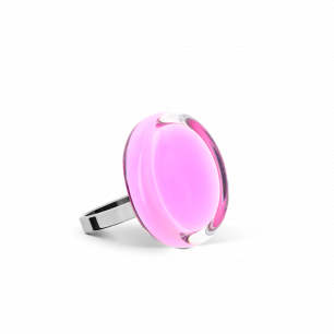 Anello in vetro - Cachou Nano Milk Bubble Gum