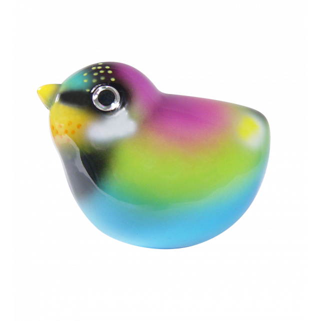 ERRO aimant designmagnet oiseau colibri vogelmagnet vert clair