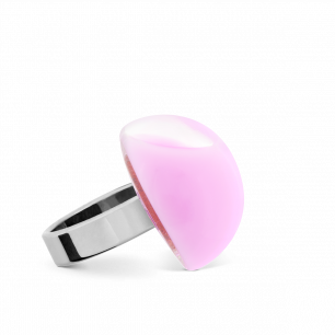 Glass ring - Dome Mini Milk Bubble Gum