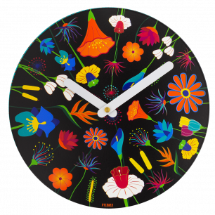 Uhr - Happy Time Jardin fleuri
