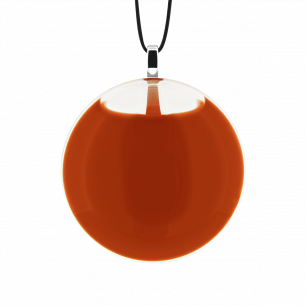 Necklace - Galet Mini Milk Rust