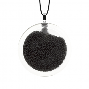 Necklace - Cachou Medium Billes Black