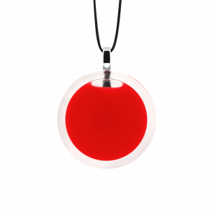 Necklace - Cachou Mini Milk Light red