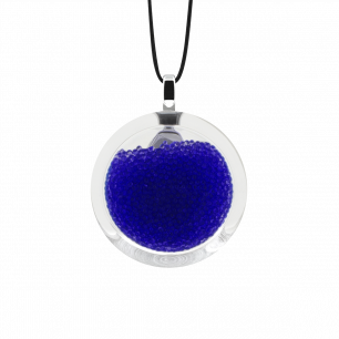 Necklace - Cachou Mini Billes Dark Blue