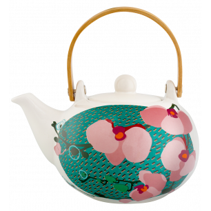 Japanese style teapot - Matinal Tea Orchid Blue