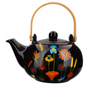 Japanese style teapot - Matinal Tea Jardin fleuri