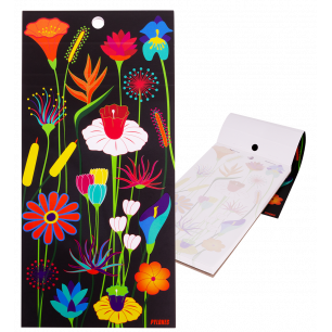 Magnetic memo block - Notebook Formalist Jardin fleuri