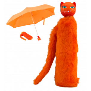Second Chance - Compact umbrella - Chapka Orange