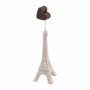 Seconde Chance - Porte photo pince - Eiffel Blanc