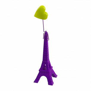 Seconda possibilità - Portafoto - Eiffel Viola / Verde Chiaro