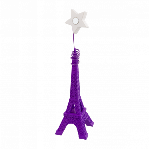 Seconde Chance - Porte photo pince - Eiffel Violet