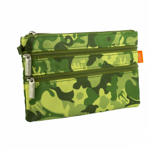 3 zip pouch - Zip It Camouflage Green