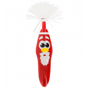 Retractable ballpoint pen - Face Pen Santa Claus