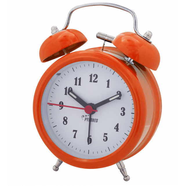 Alarm Clock Colortime Orange Pylones, Orange Alarm Clock