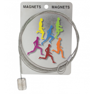 Photo holder cable and magnets - Magnetic Cable Heroes Joggeur Multi