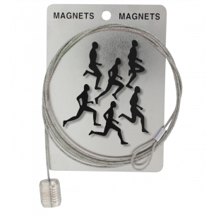 Photo holder cable and magnets - Magnetic Cable Heroes Joggeur