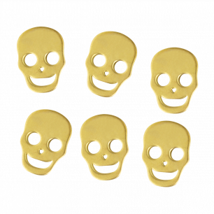 Set di calamite - Magnetic Gold Skull