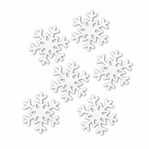 Set of magnets - Magnetic Snowflake