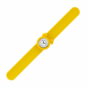 Slap alarm clock watch - My Time 2 Yellow