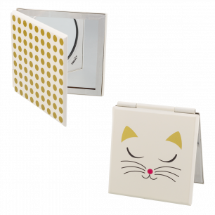 Taschenspiegel - Mimi White Cat