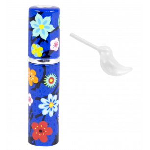 Empty perfume spray bottle - Flairy Blue Flower