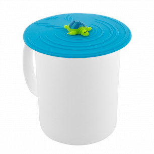 Couvercle silicone pour mug - Bienauchaud 10 cm Tortue