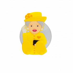 Zahnbürstenhalter - Ani-toothi Queen Yellow