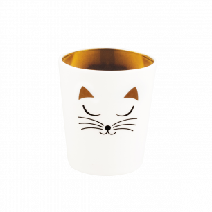 Espresso cup - Tazzina White Cat Gold