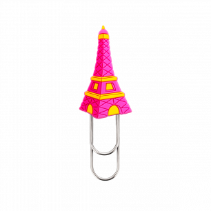 Segnapagina modello piccolo - Ani-smallmark Torre Eiffel Rosa