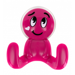 Suction hook - Buddy Face Pink