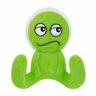 Suction hook - Buddy Face Green