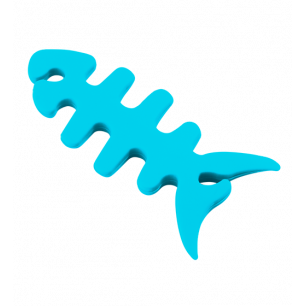 Kabelaufwickler - Fishbone Blau