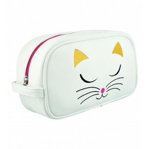 Toiletry case - Brody White Cat